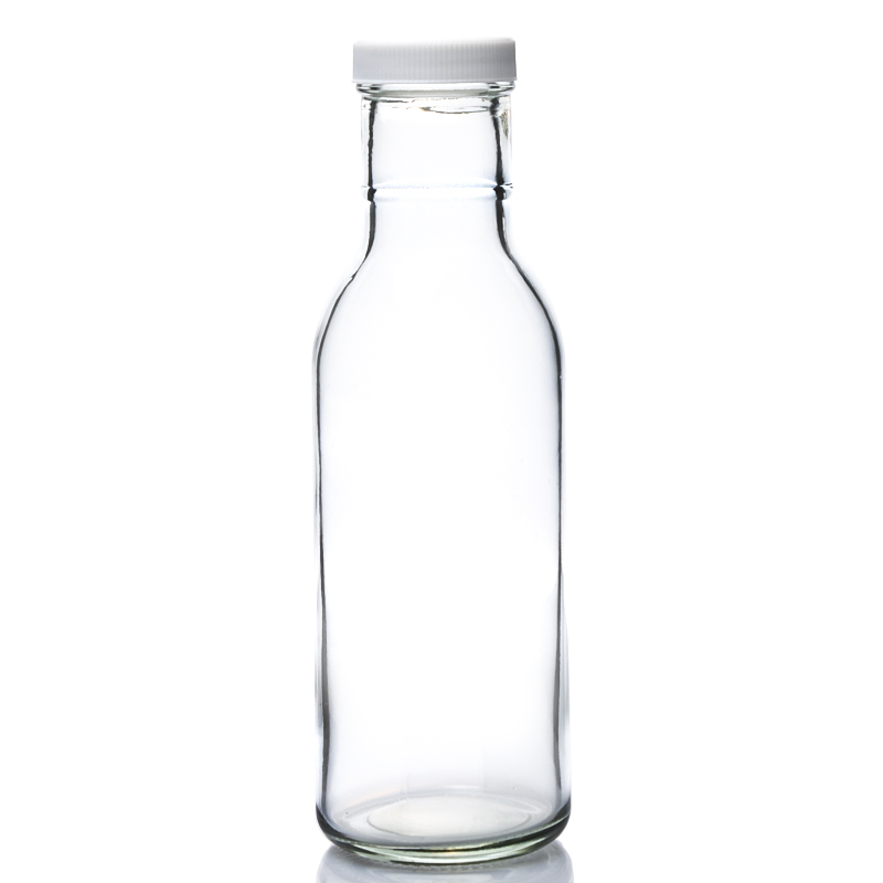 Wholesale 300ml glass milk bottle with lids - Glass bottle