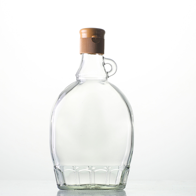 12 oz Glass Syrup Bottle 28mm Alcoa