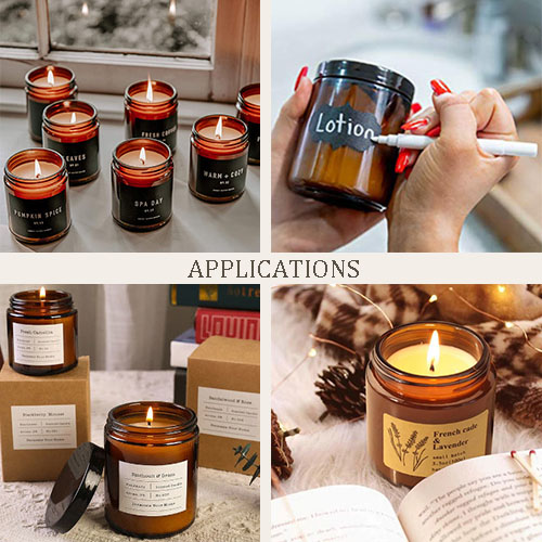 Buy Wholesale China Amber Glass Jars Wholesale Candle Jars Candle Jars In Bulk  Glass Candle Holder For Home Decoration & Candle Jars Glassware Jar Bottle  at USD 0.39