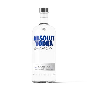 botol kaca absolut vodka