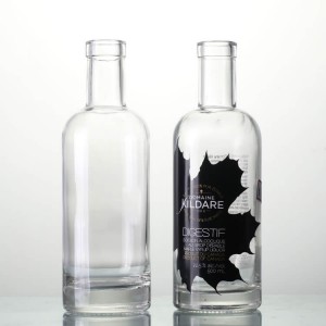 aspect glass liquor bottle