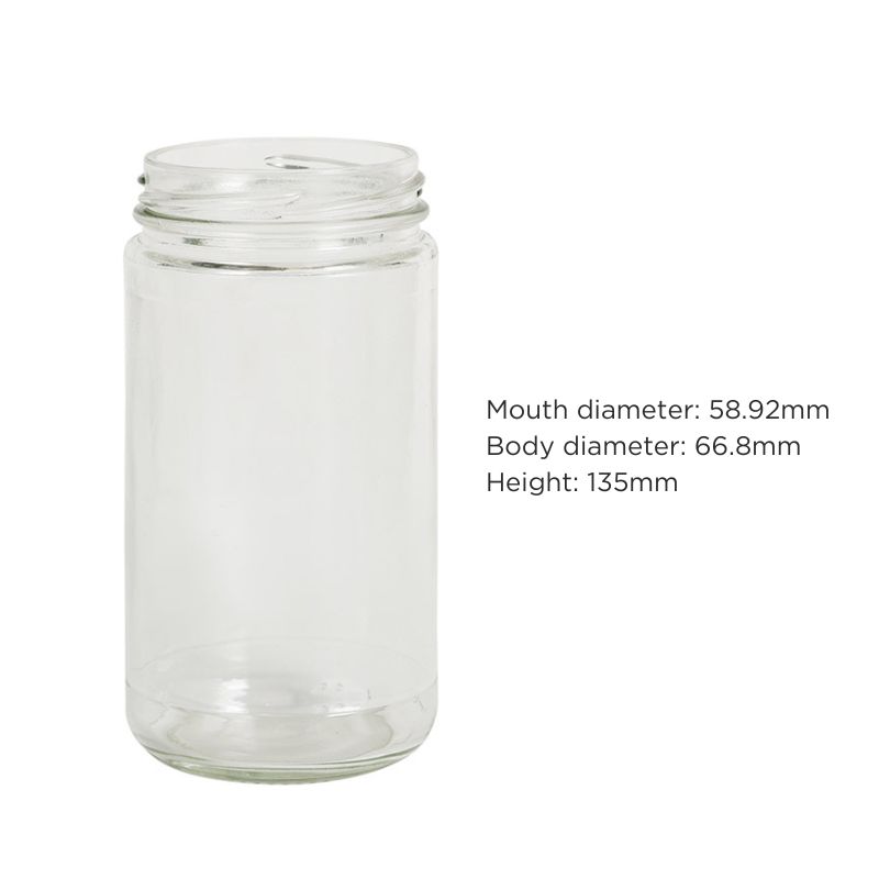 food glass jar