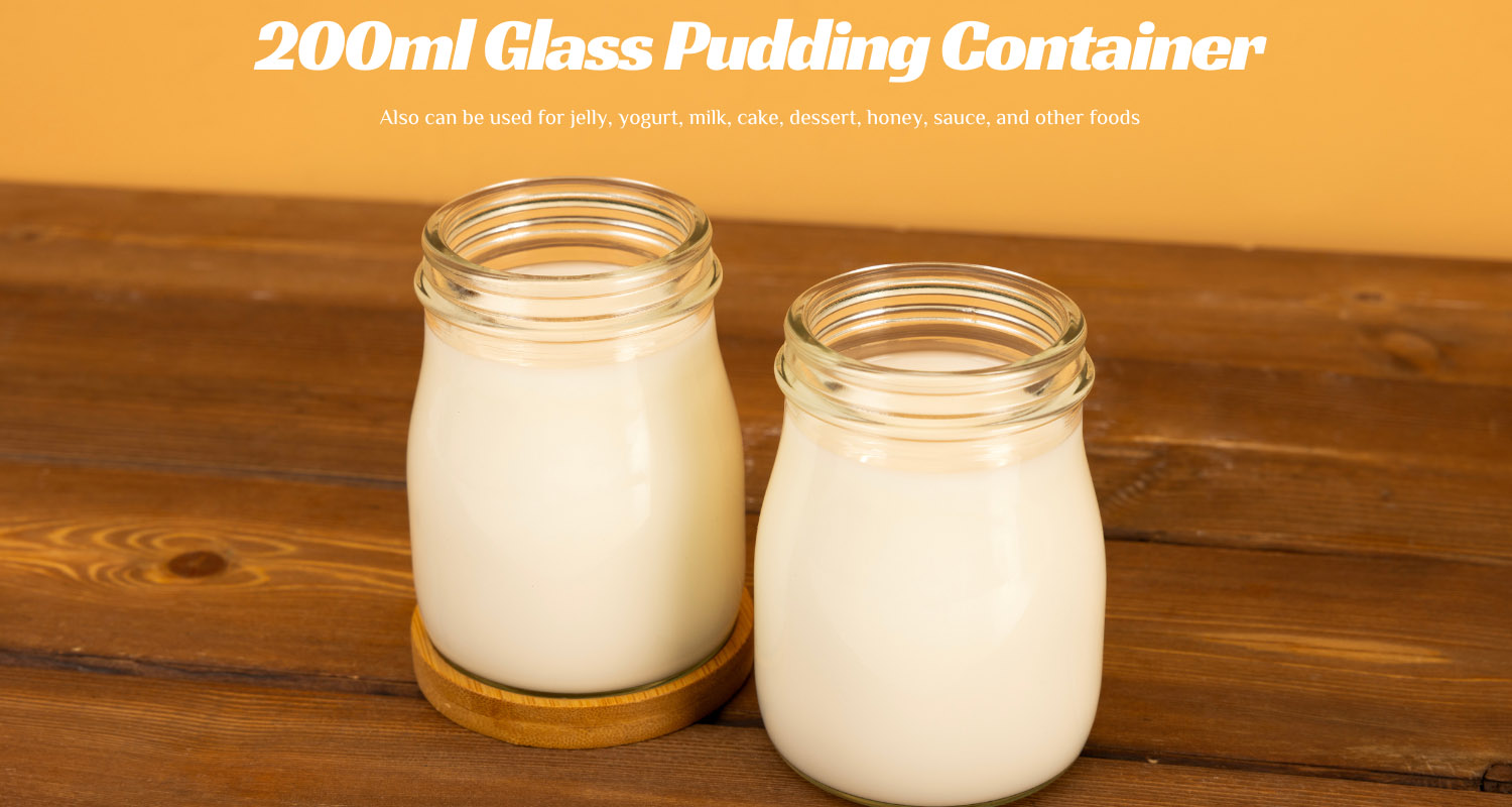 pudding glass containers