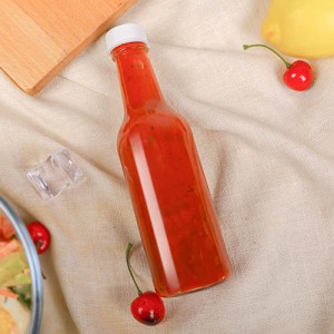 sauce glass bottle