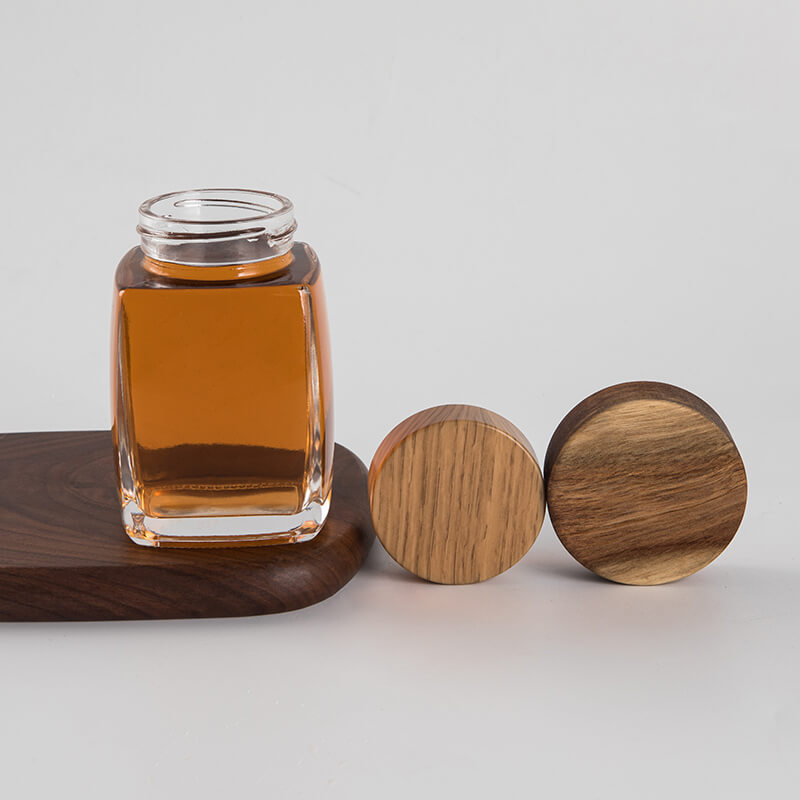 square honey jar