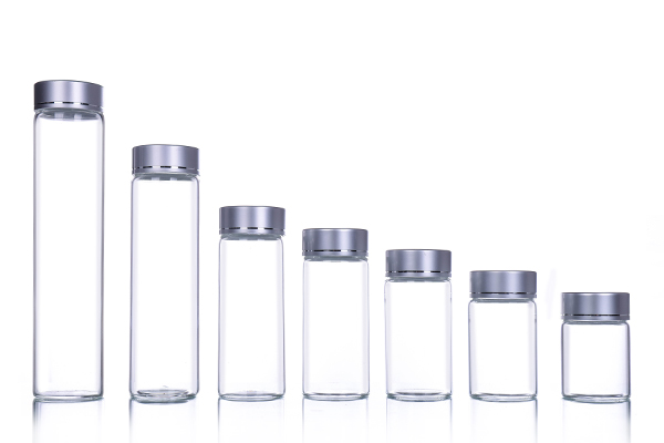 transparante glazen flesjes